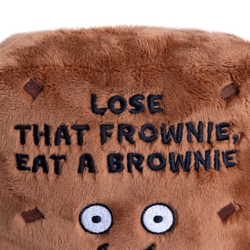 "Lose That Frownie" Plush Brownie Soft Cuddly Toy