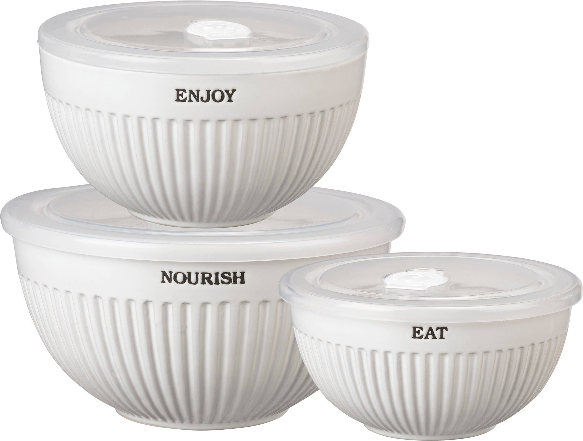 Nourish Enjoy Eat Bowl Set