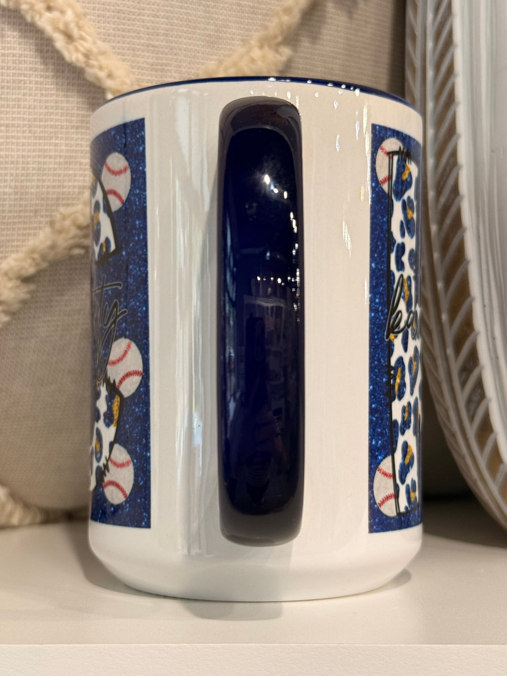 KC Royals Blue Glitter Coffee Mug