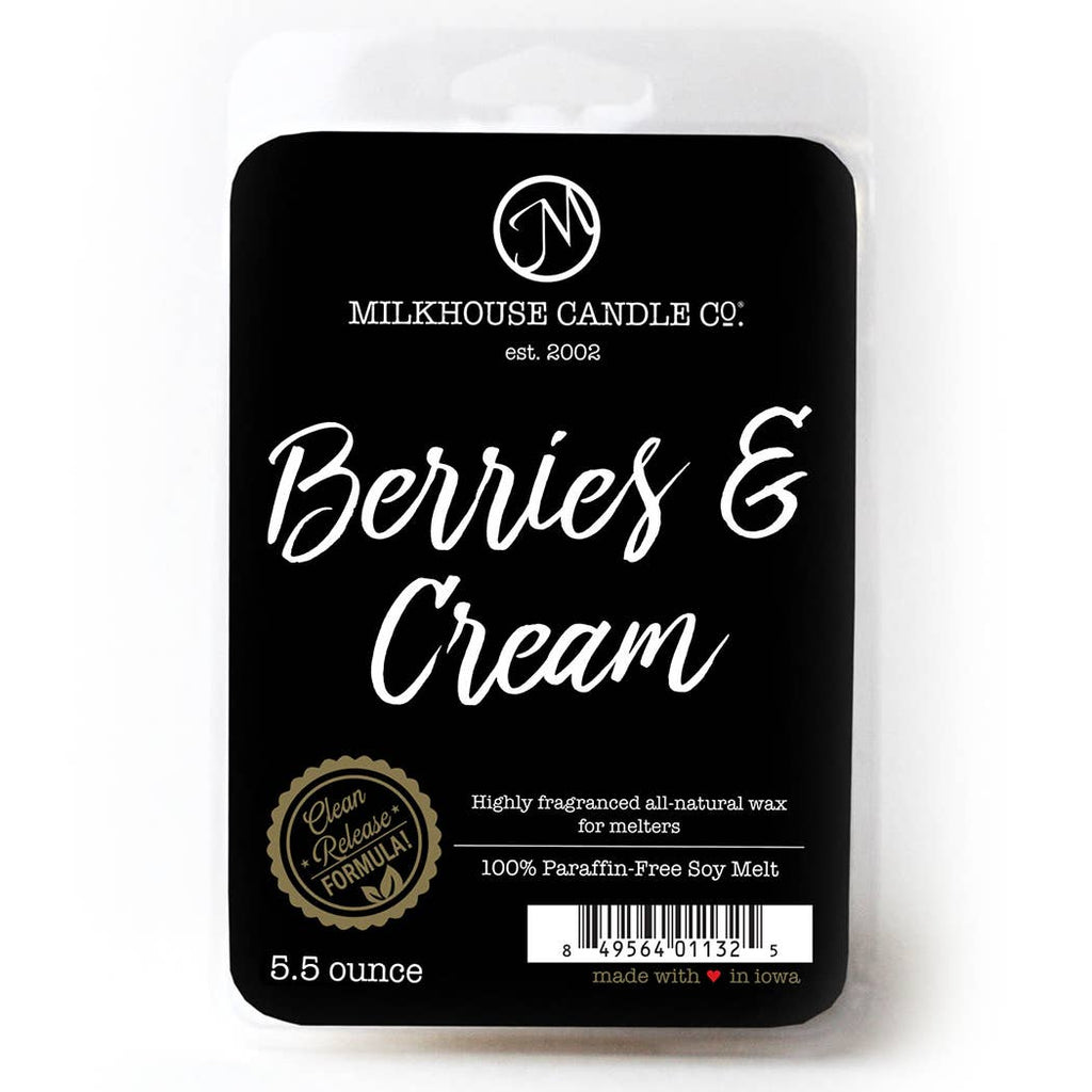 5.5 oz Wax Melts: Berries & Cream