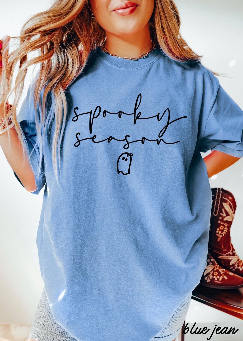 Spooky Season Ghost Graphic Tee