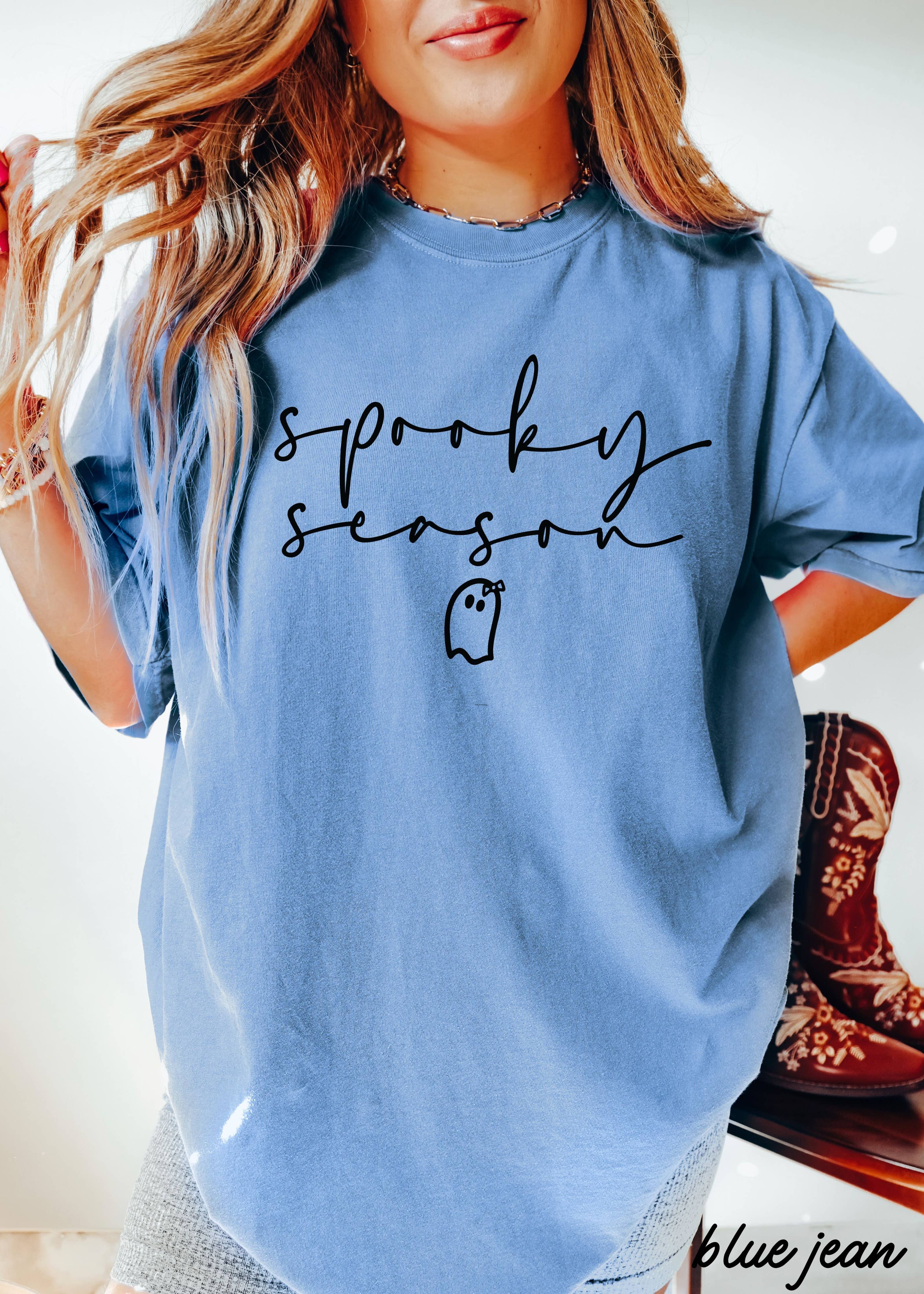Spooky Season Ghost Graphic Tee