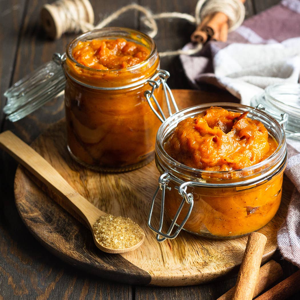 5 oz Cream Jar Candle: Brown Butter Pumpkin