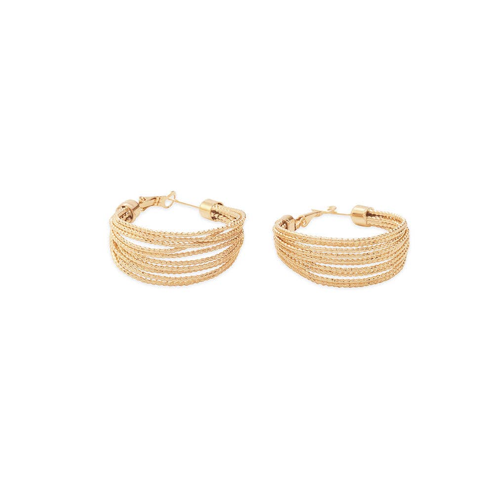 Dune Radiance Hoop Earrings Myra Bag