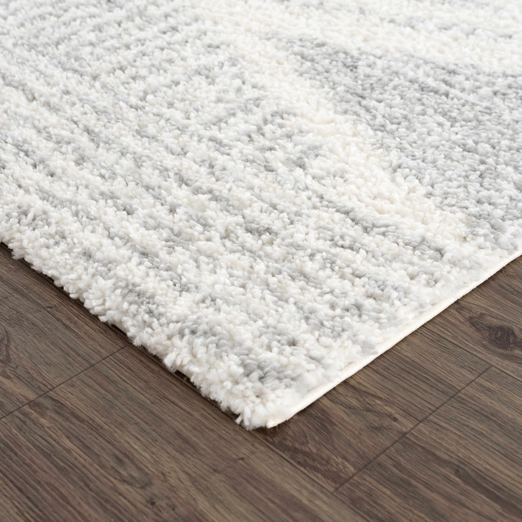 Trunding Plush Area Rug in Gray