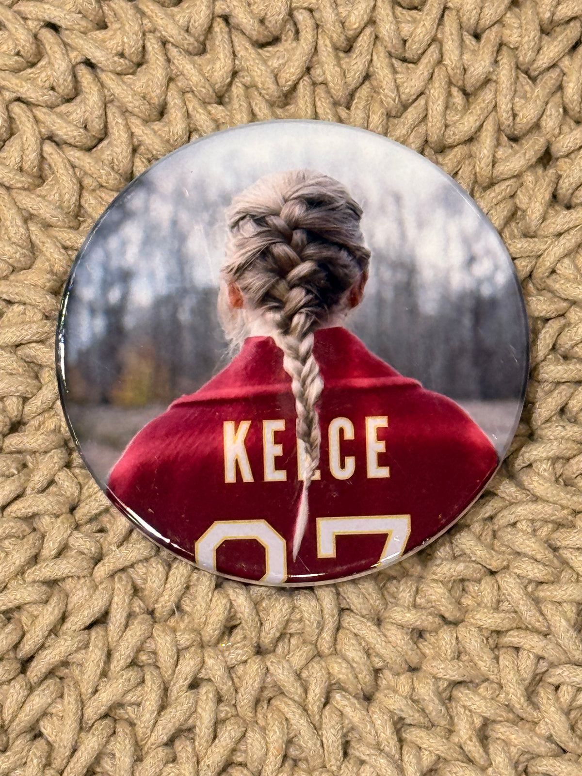 Kelce 87 Jacket Ceramic Coaster