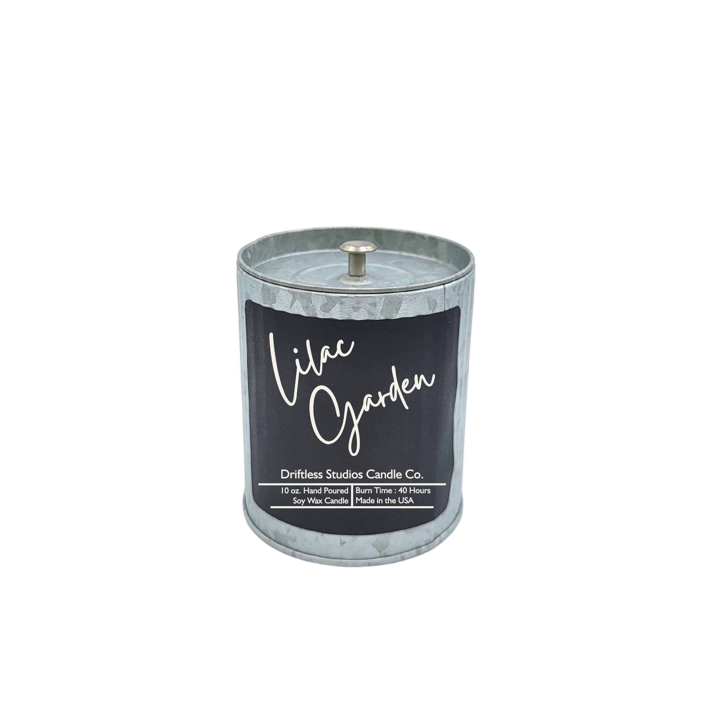 Lilac Garden Spring Decor Candle - Scented Rustic Candles