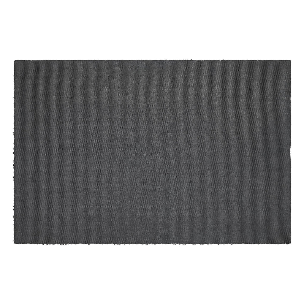 Welcome To Our Home Black Tan Coir Rug 20x30