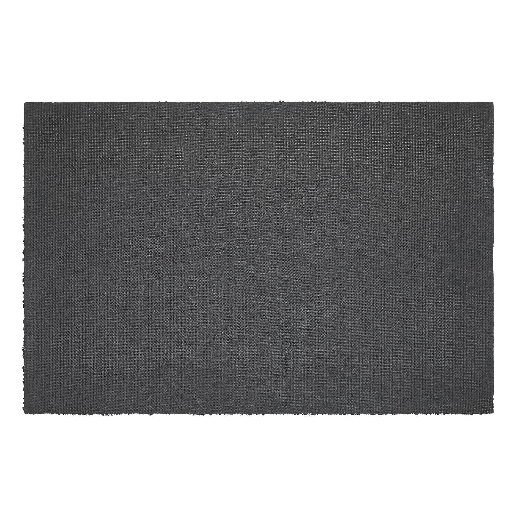 Welcome To Our Home Black Tan Coir Rug 20x30