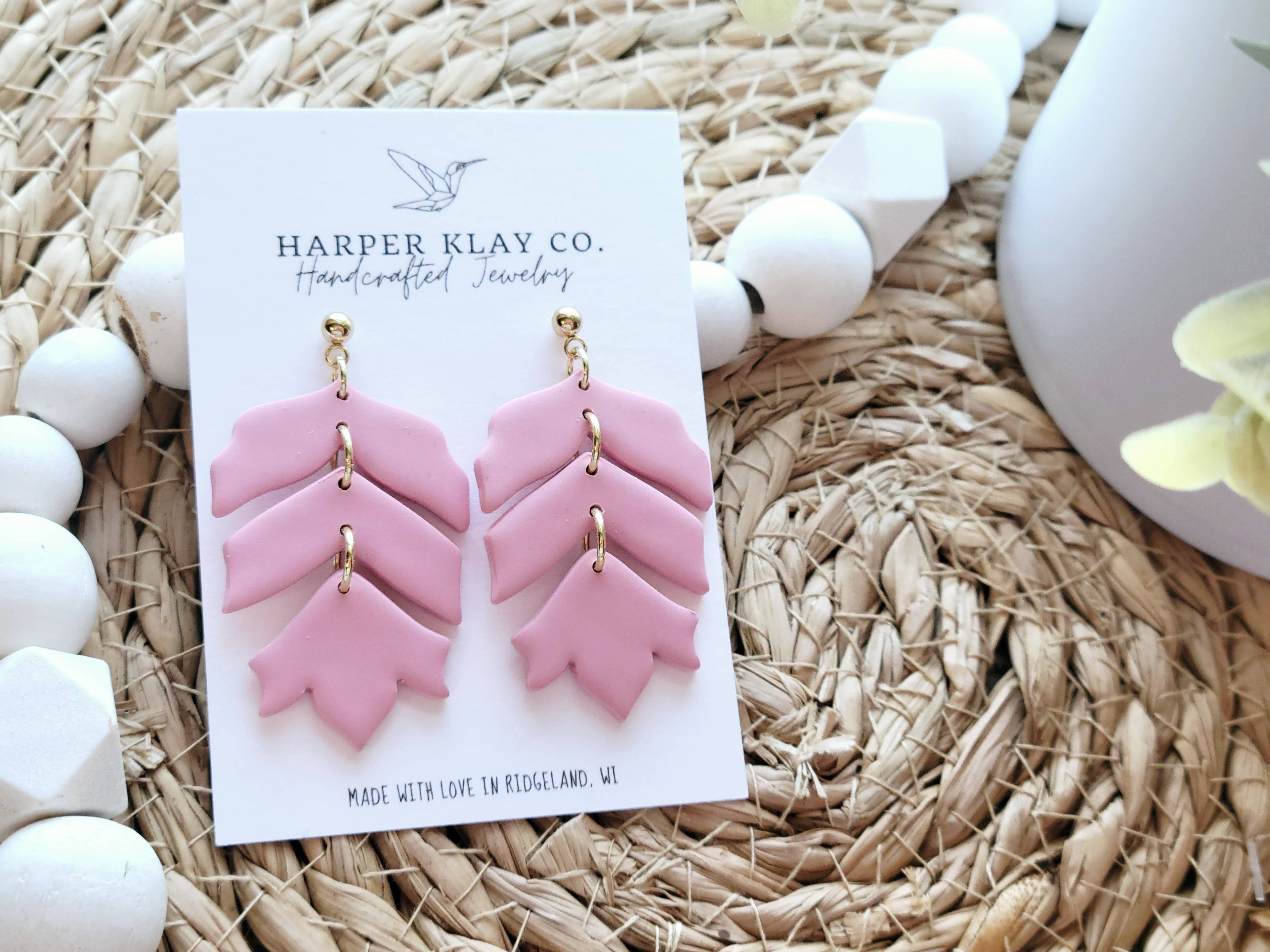 The Eleanor Set- Polymer Clay Dangle Earrings