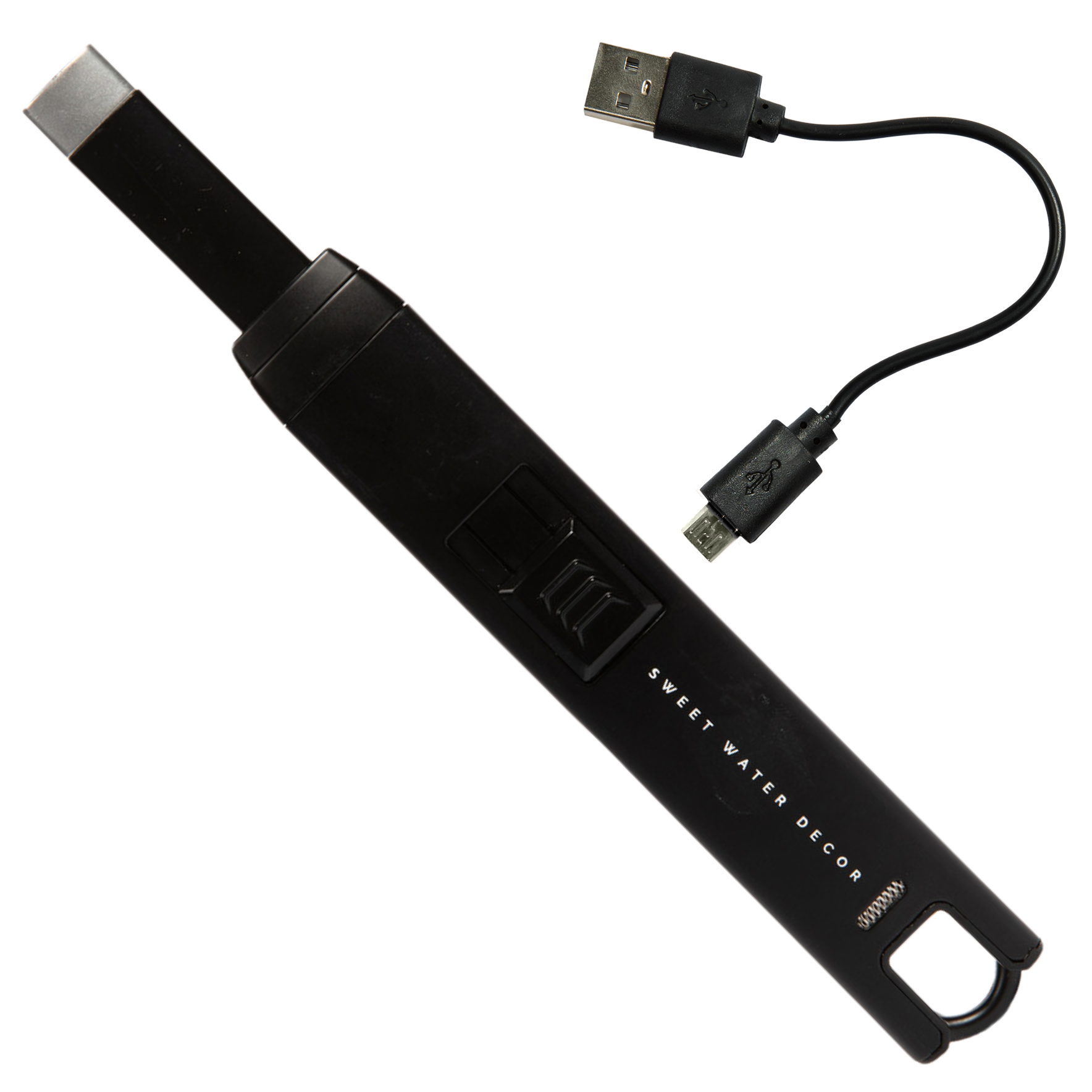 Black Large Rechargeable Electric Lighter