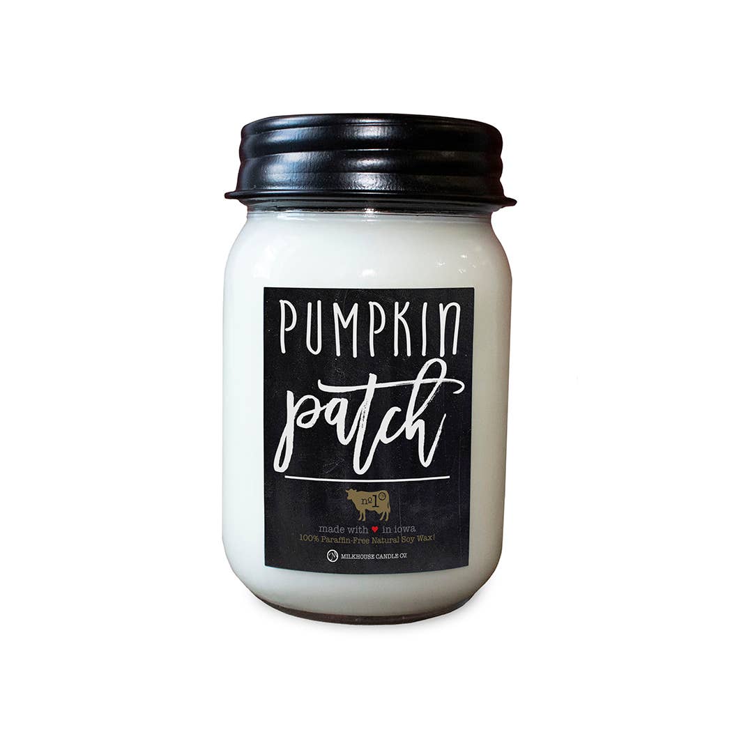 13 oz Mason Jar Candle: Pumpkin Patch