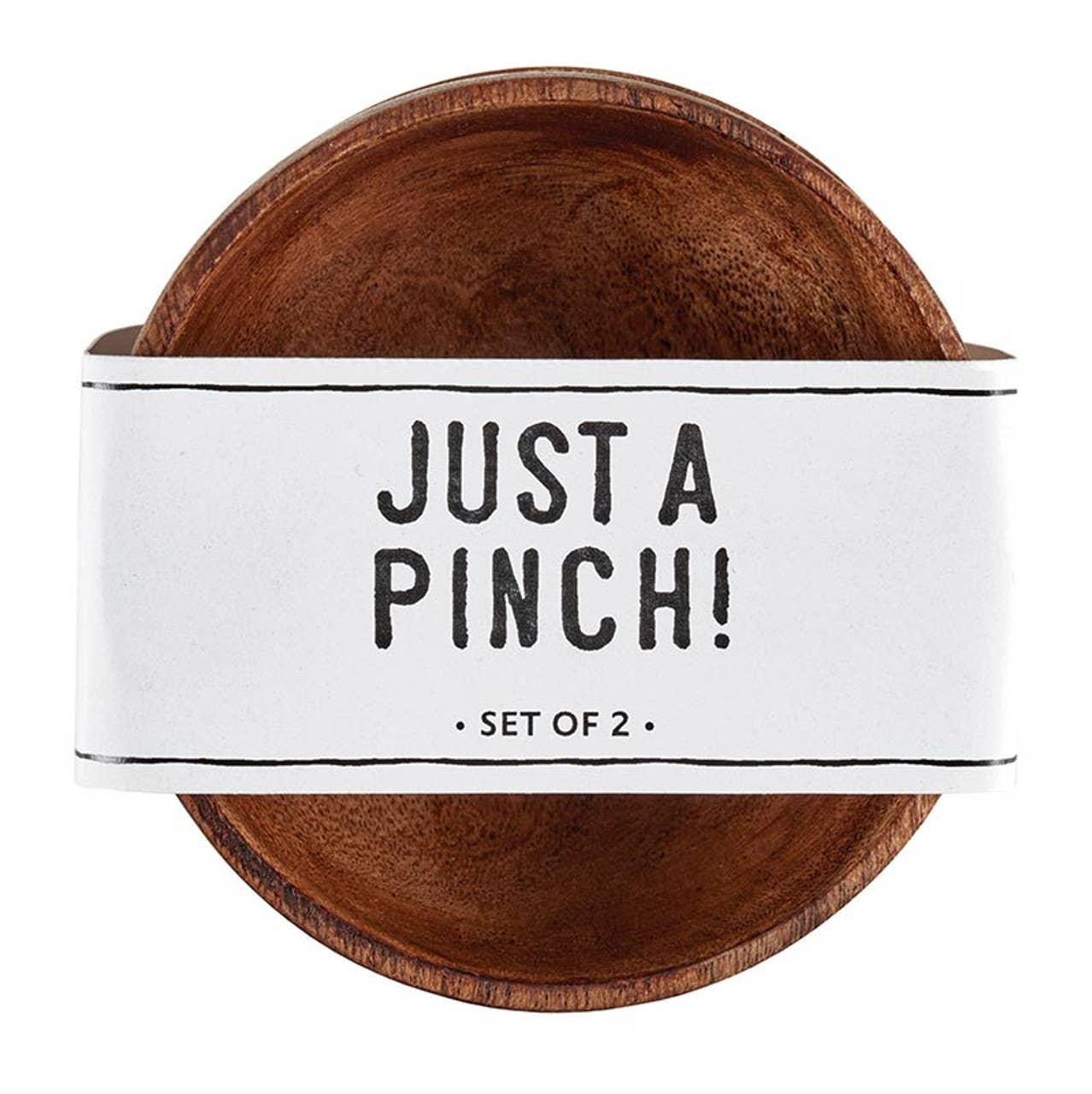 Mini Acacia Pinch Pots - Set of 2
