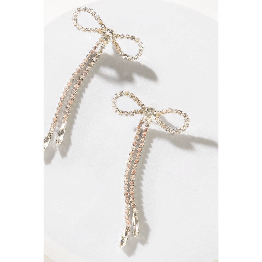 Starlight Lasso Earrings In White Myra Bag