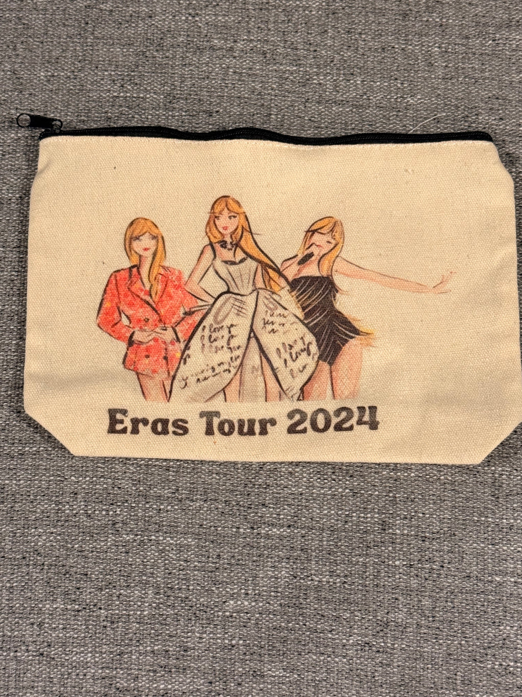The Eras Tour Taylor Swift Canvas Makeup / Cosmetic Bag