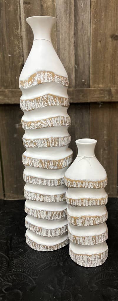 Tall Lava Rock Vase 30in