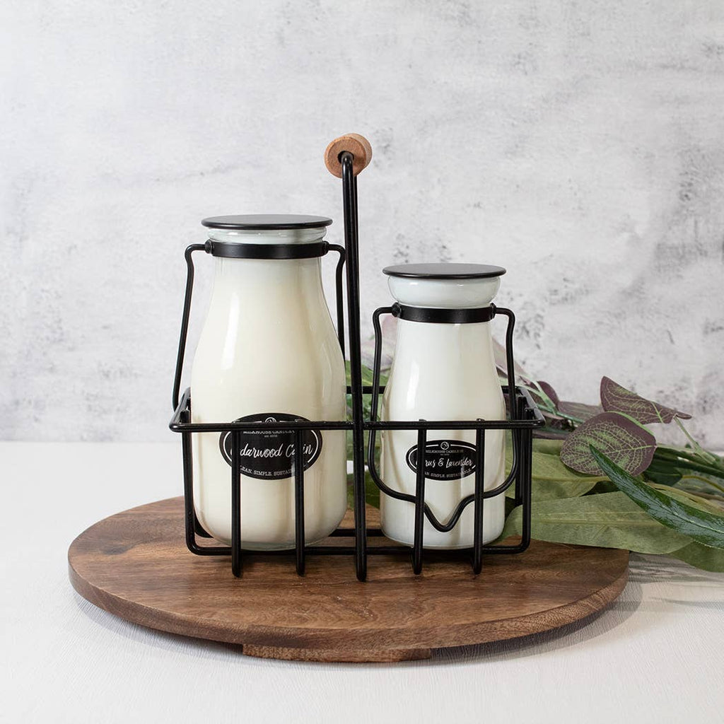 Candle & Matchstick Metal Holder by Milkhouse Candle Co
