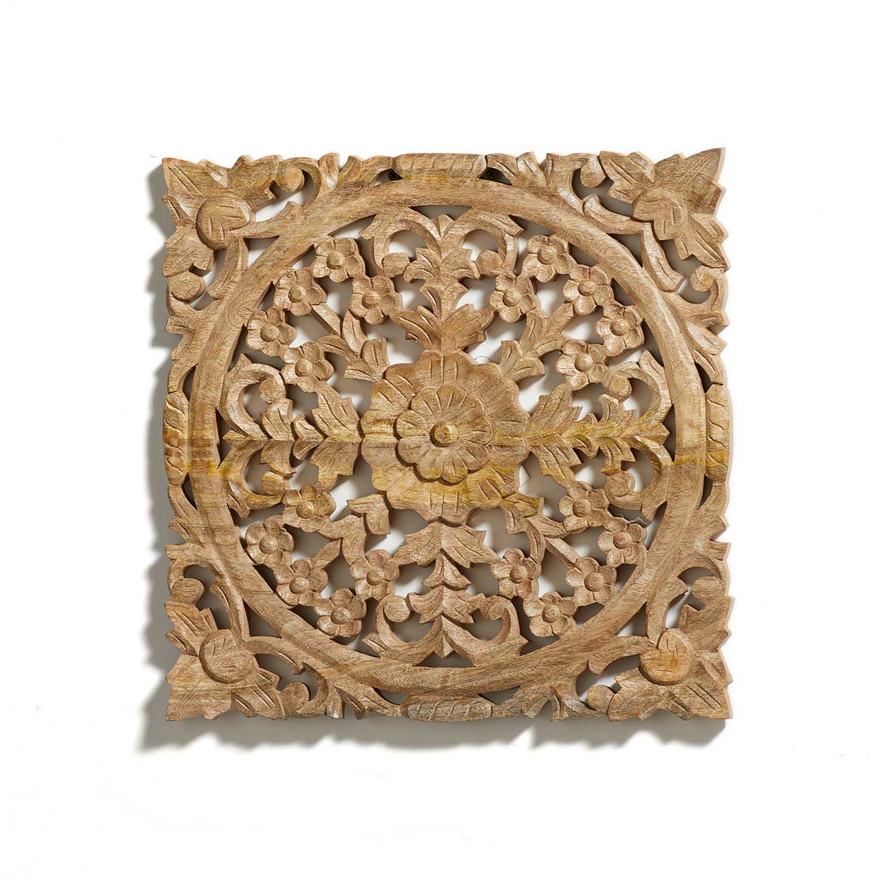Floret Hand Carved Wall Art