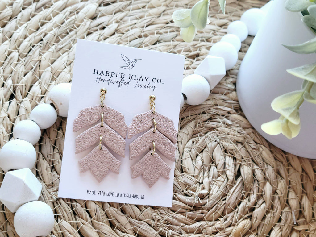 The Eleanor Set- Polymer Clay Dangle Earrings