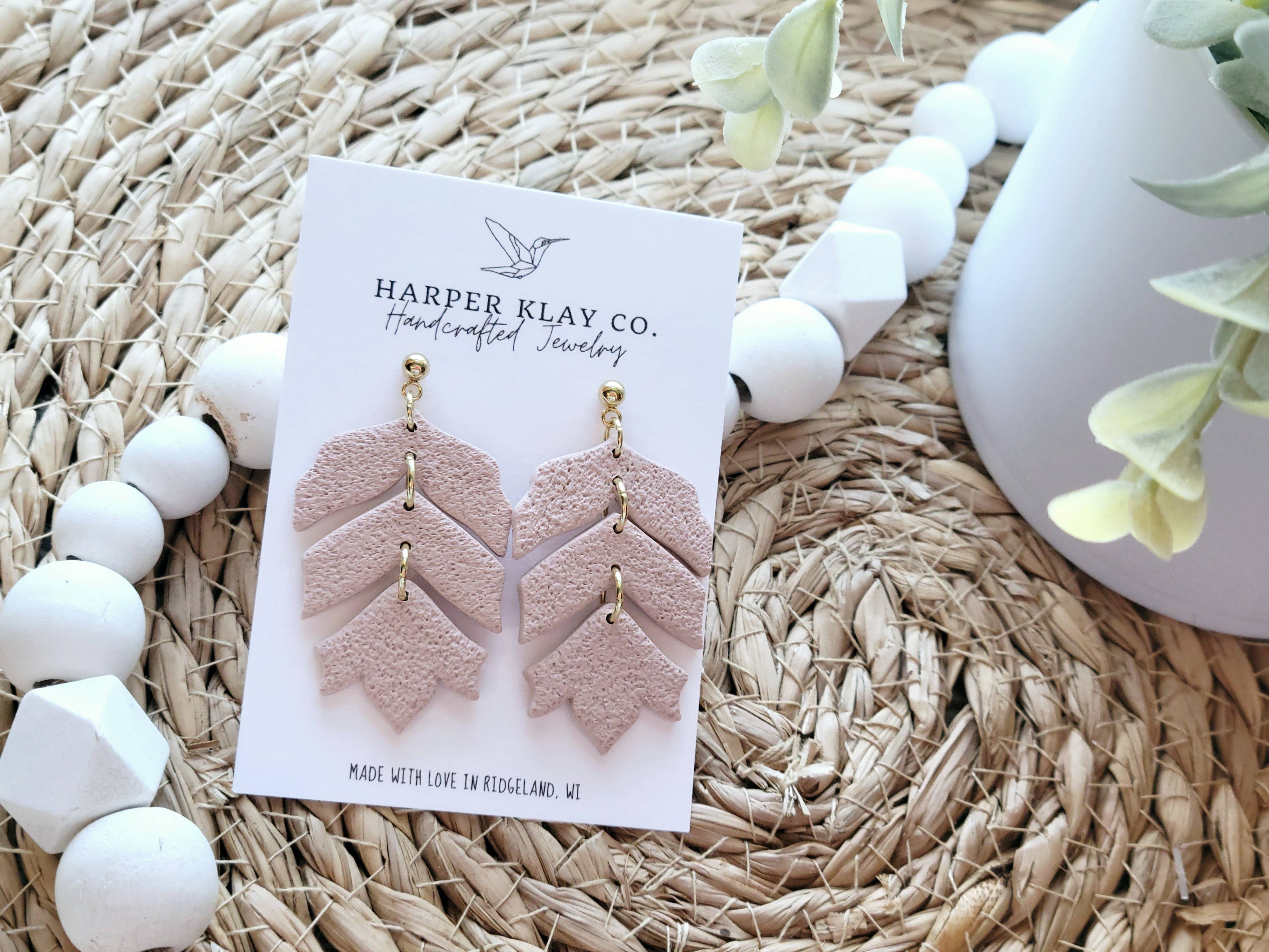 The Eleanor Set- Polymer Clay Dangle Earrings