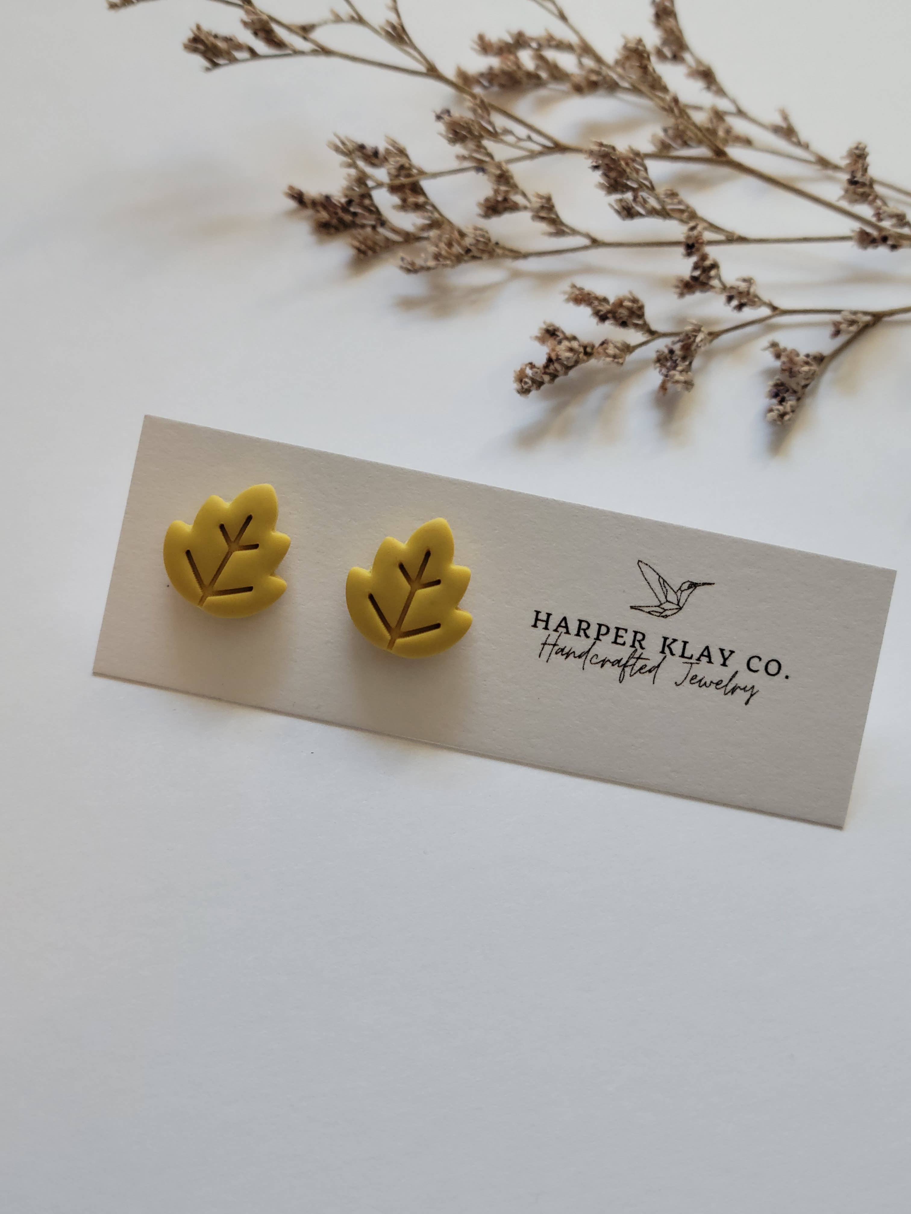 The Autumn Leaves Sets - Fall Polymer Clay Earrings