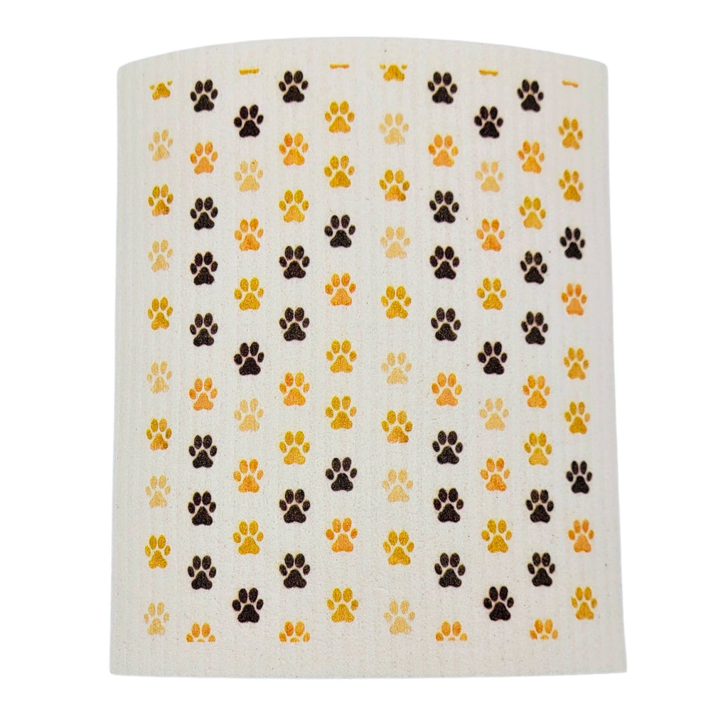 Dirty Dog Paws Fun Swedish Dishcloths - Kitchen Towels