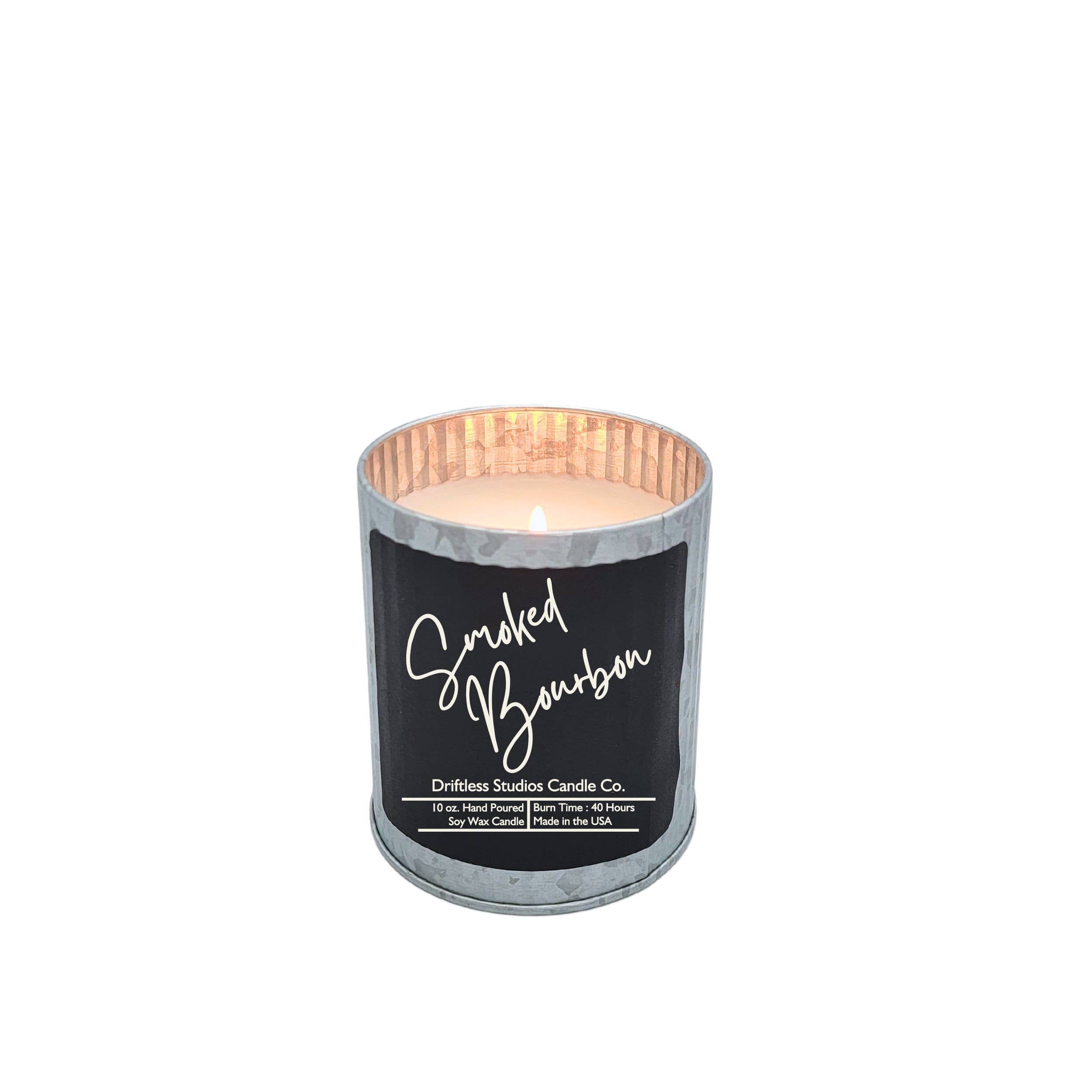 Smoked Bourbon Rustic Soy Wax Candles With Masculine Scent