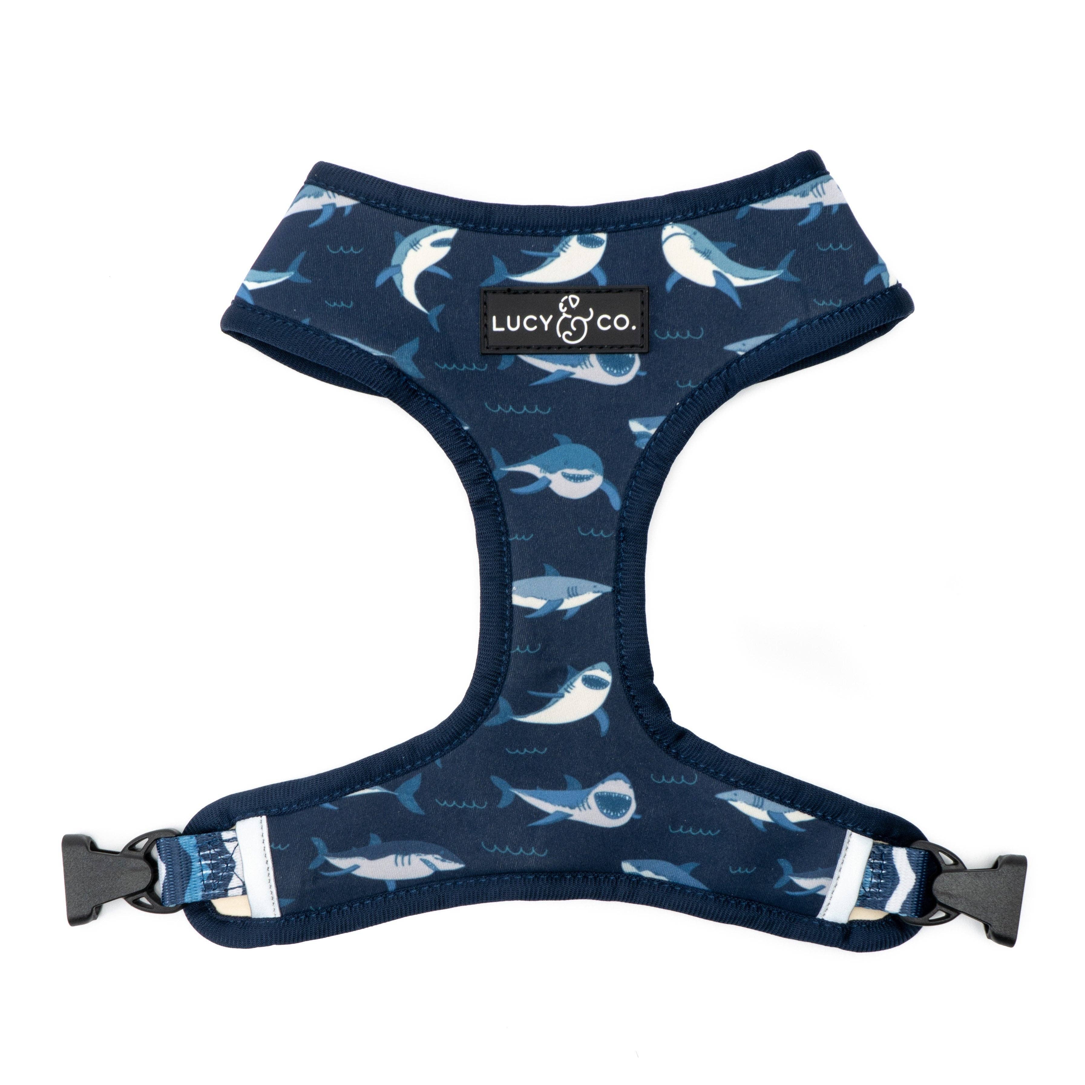 Shark Attack Reversible Dog Harness