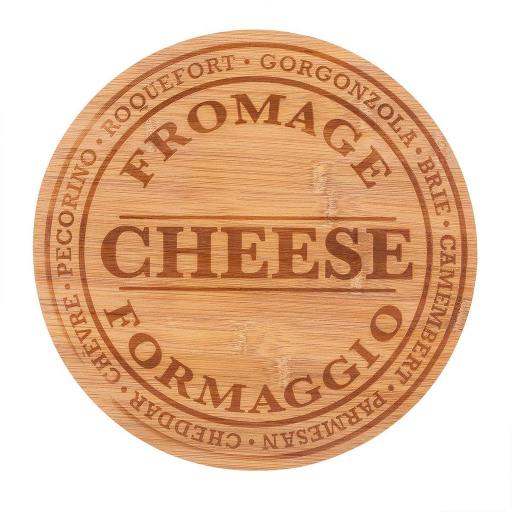 Luciano Gourmet Engraved Bamboo Cheese Board