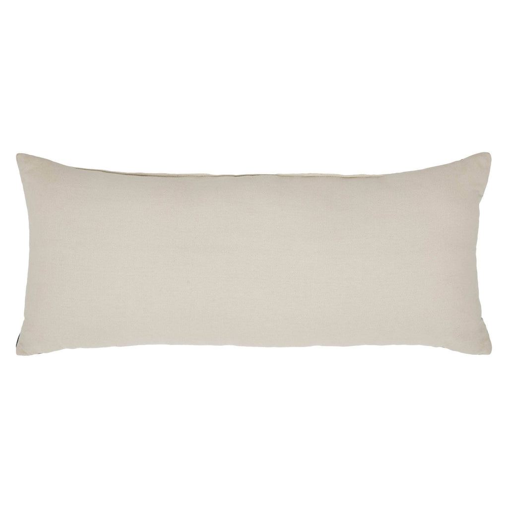 Americana Embroidered Mason Jar Stars Pillow 12x28