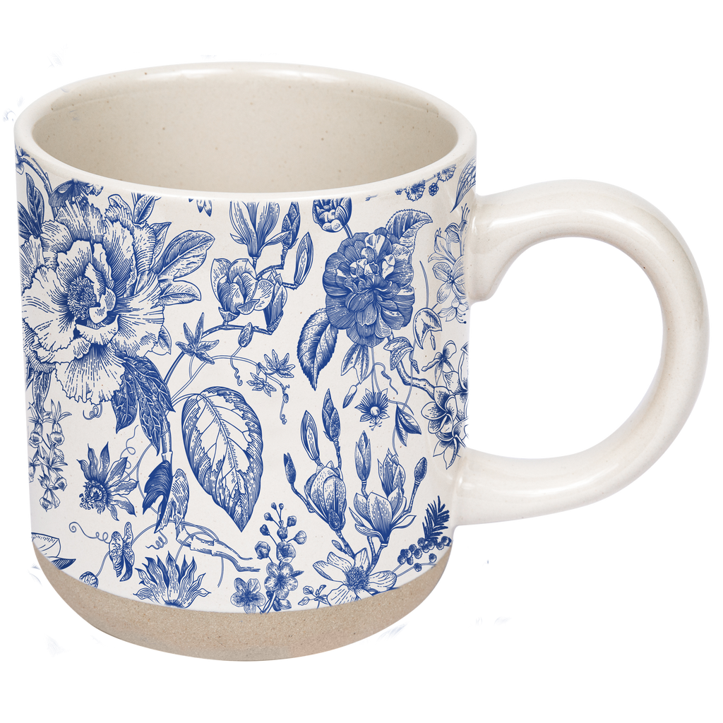 Blue Delft Stoneware Coffee Mug