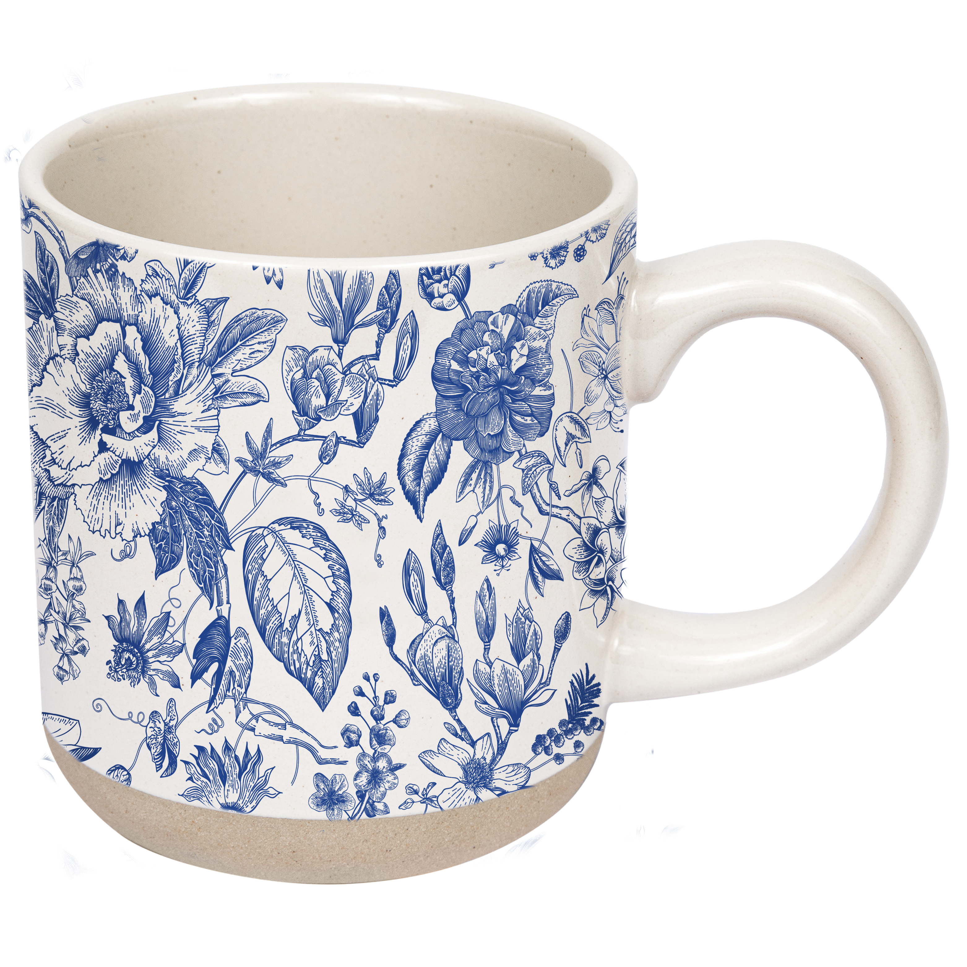 Blue Delft Stoneware Coffee Mug