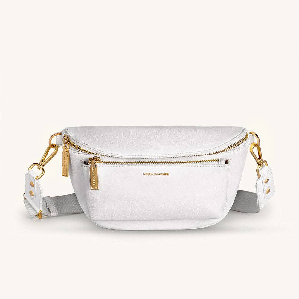 Mira & Moss Blair Fanny Bag - Ivory