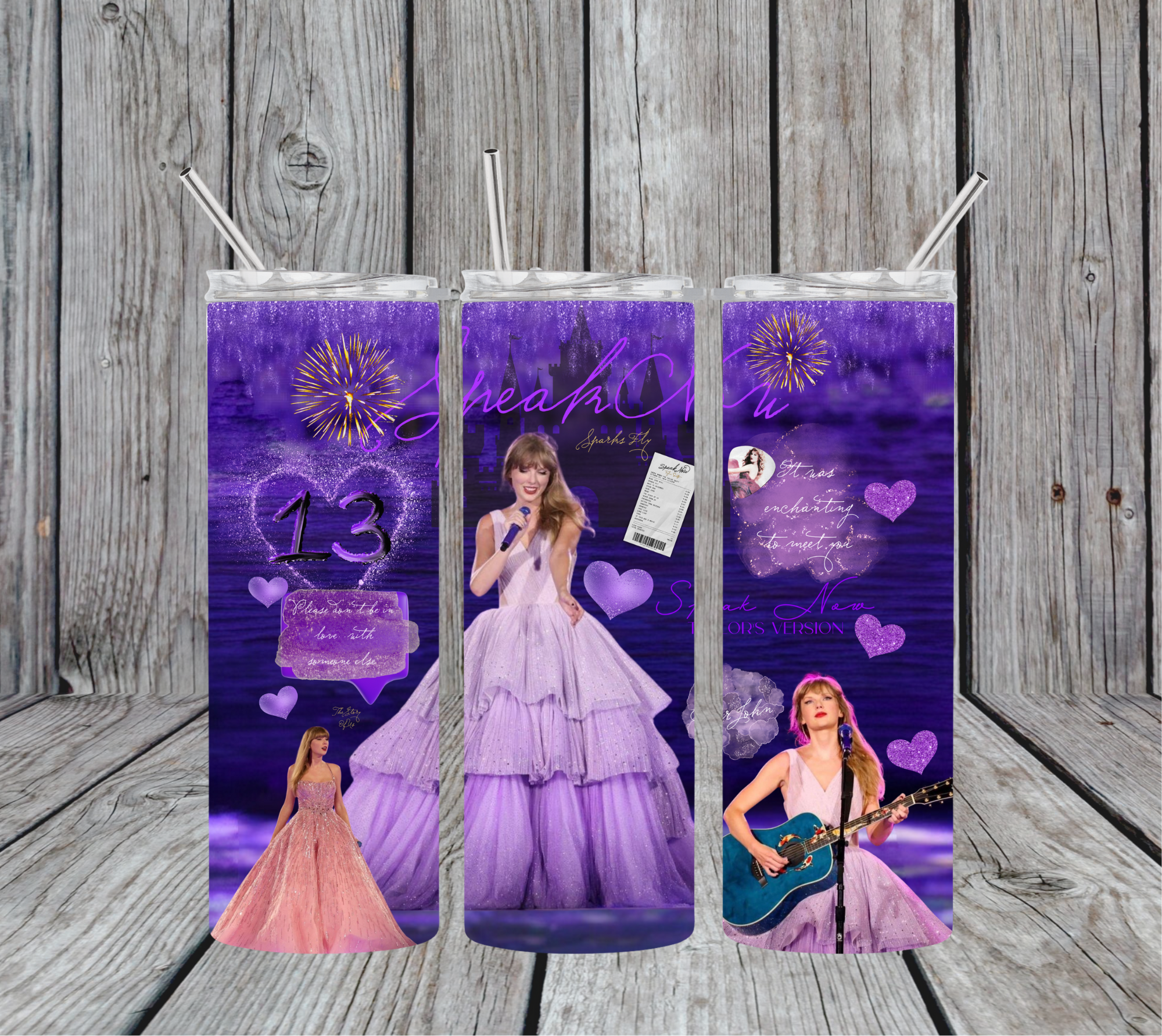 Speak Now Taylor Swift 20oz Skinny Tumbler