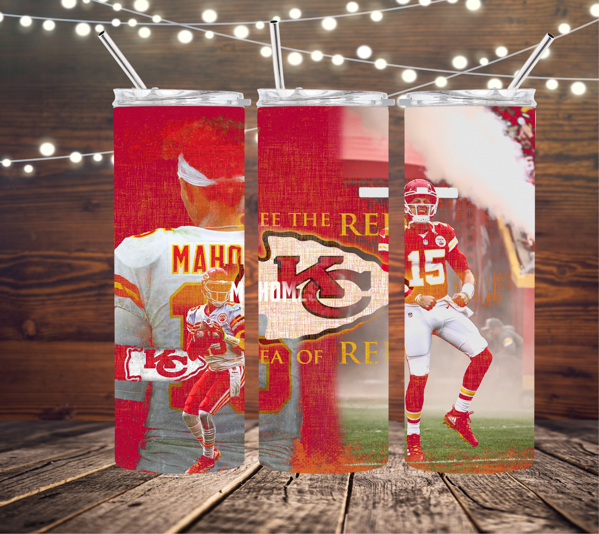 Mahomes See the Red 20oz Skinny Tumbler