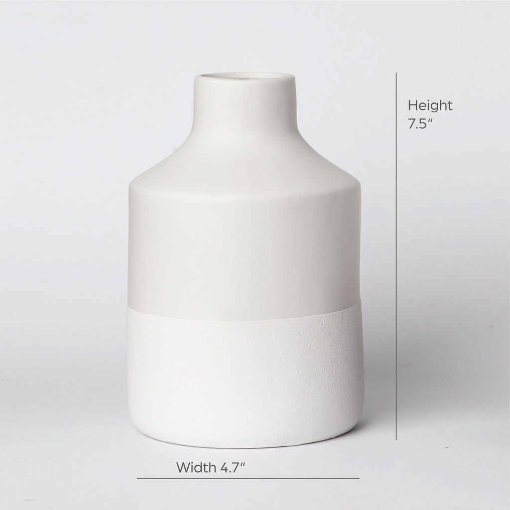 216 — Minimalist Ceramic Vase | Matte Finish Home Decor