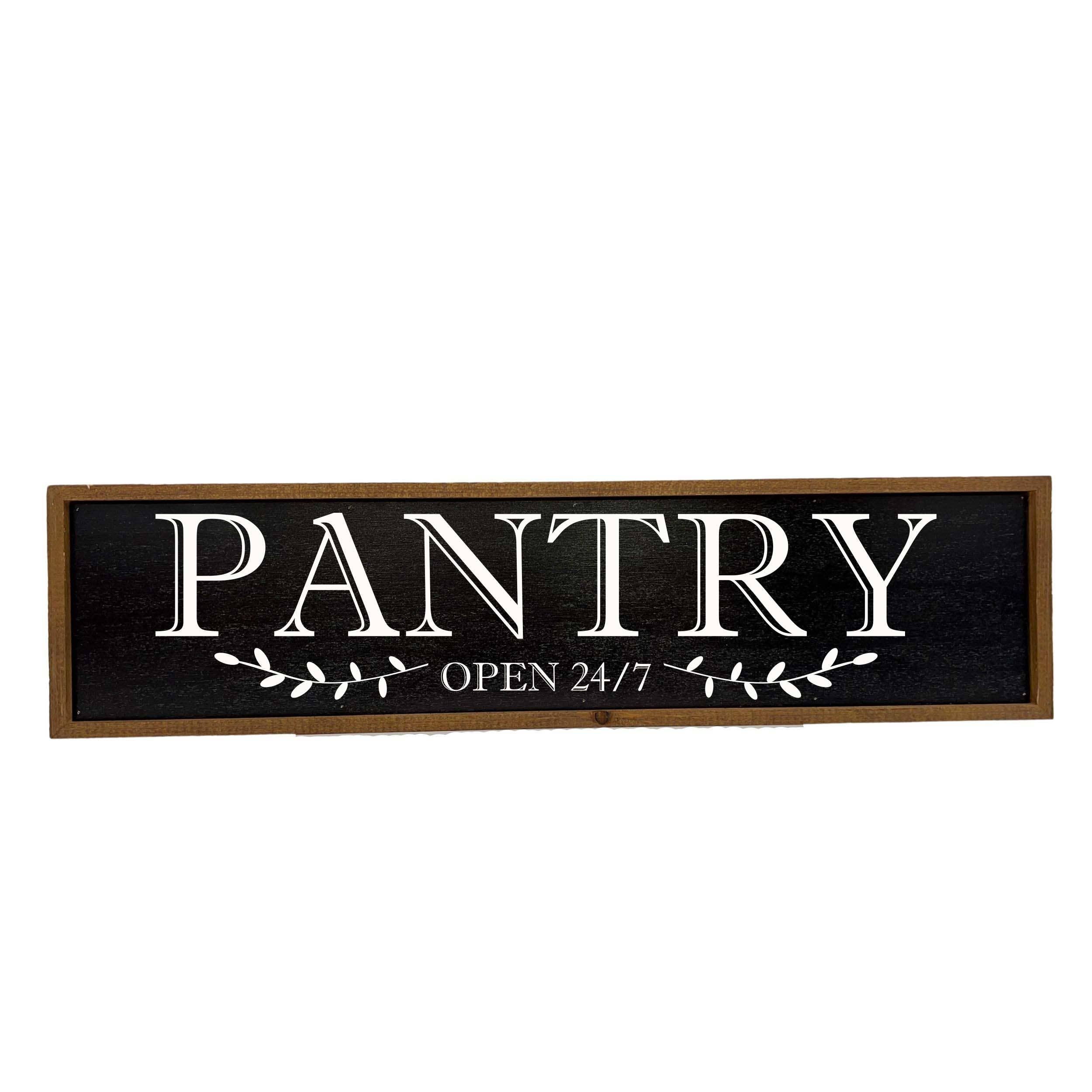Pantry Kitchen Decor Black Sign - Kitchen Decor