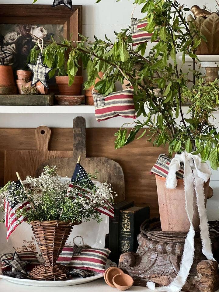 Americana Flag Picks, Patriotic Decor