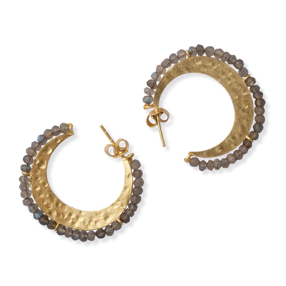 Tribal Delight Hoop Earrings Myra Bag