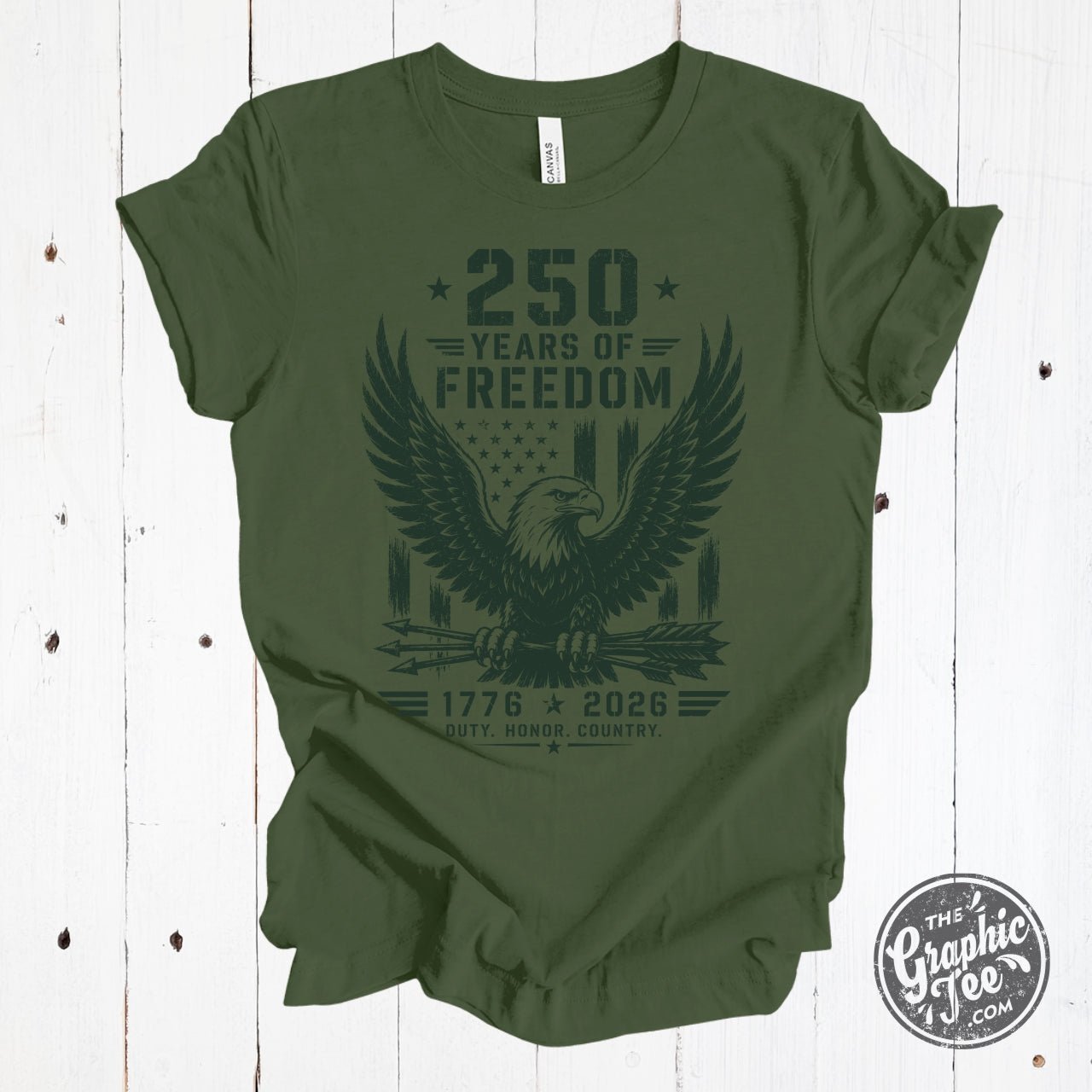 250 Years of Freedom Short Sleeve Graphic Tee