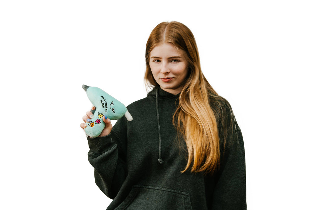 Plush Glue Gun - Crafty Bitch
