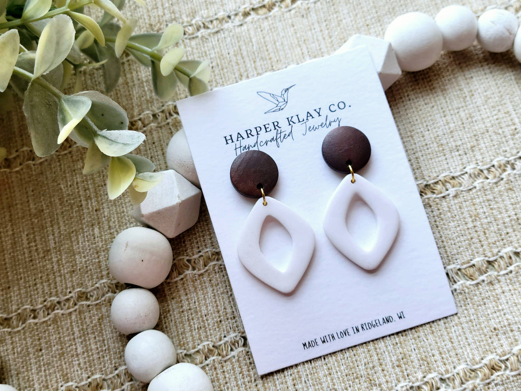 The Suzanne Set- Polymer Clay Dangle Earrings