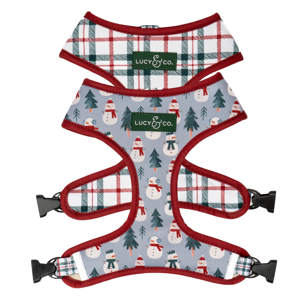 Snow Much Fun Reversible Dog Harness