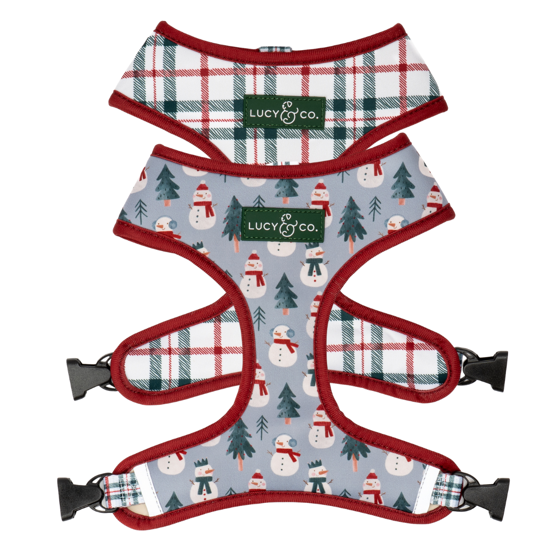 Snow Much Fun Reversible Dog Harness