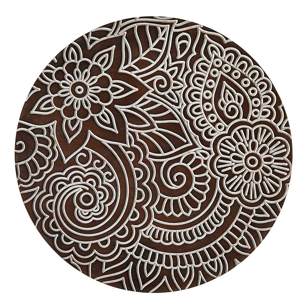 Kairi Carved Side Table
