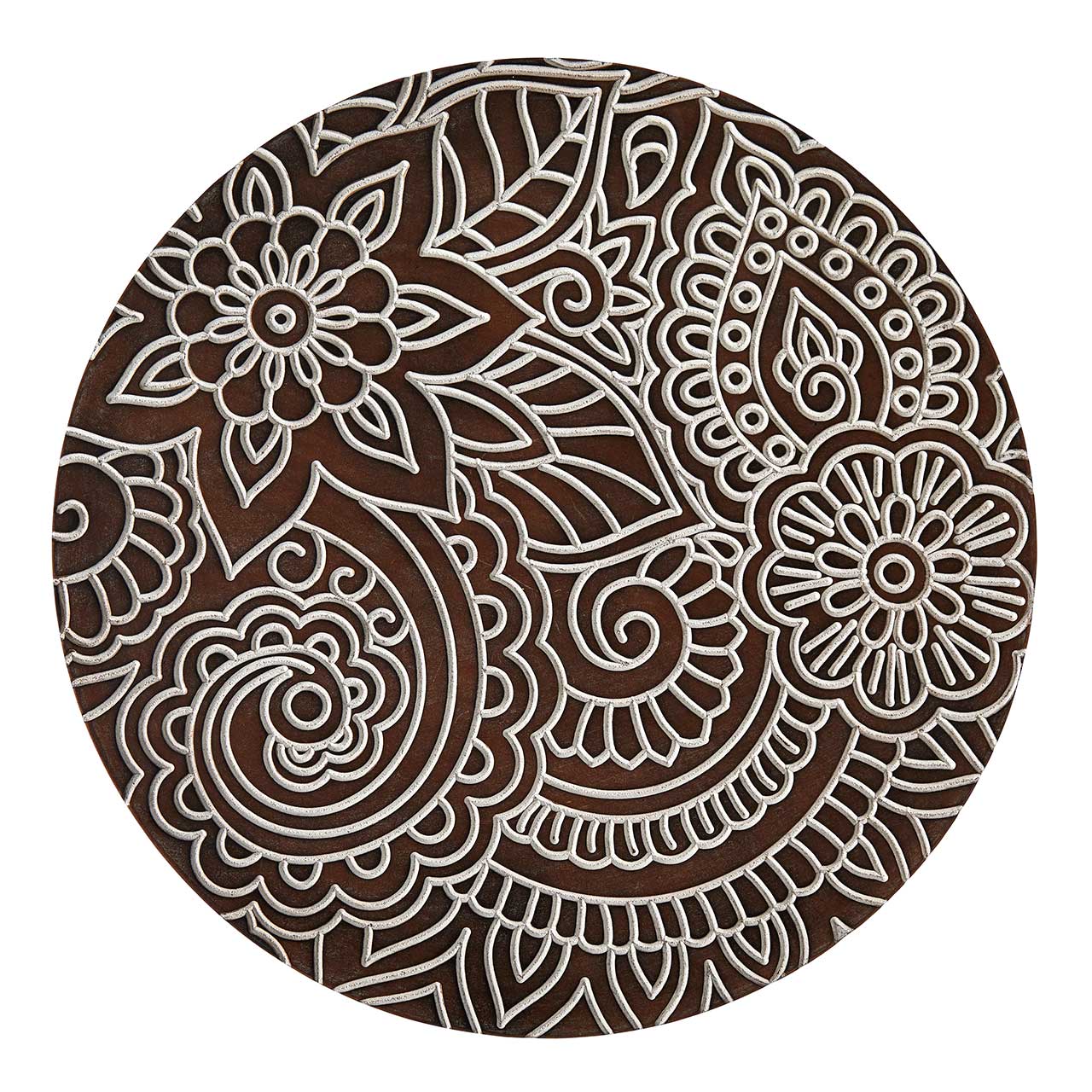 Kairi Carved Side Table