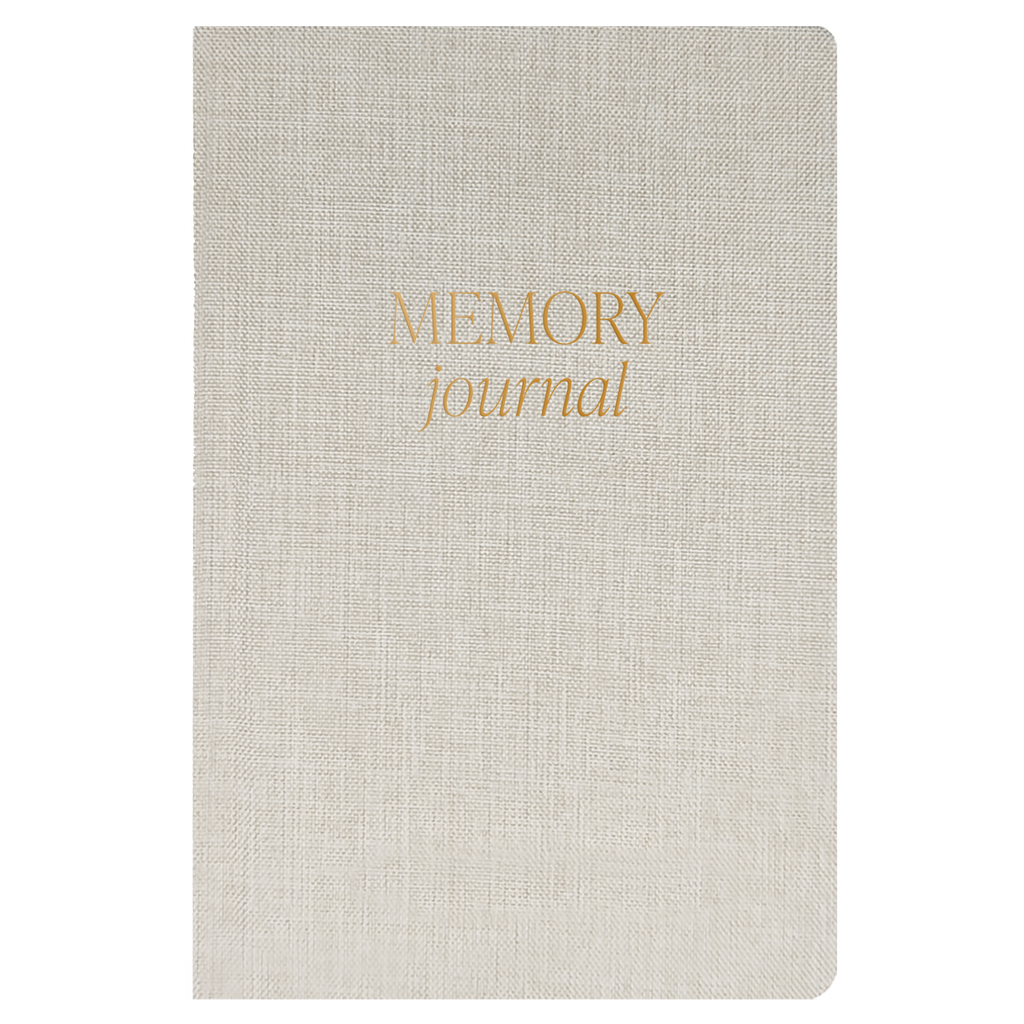 Neutral Memory Fabric Journal - Home Decor