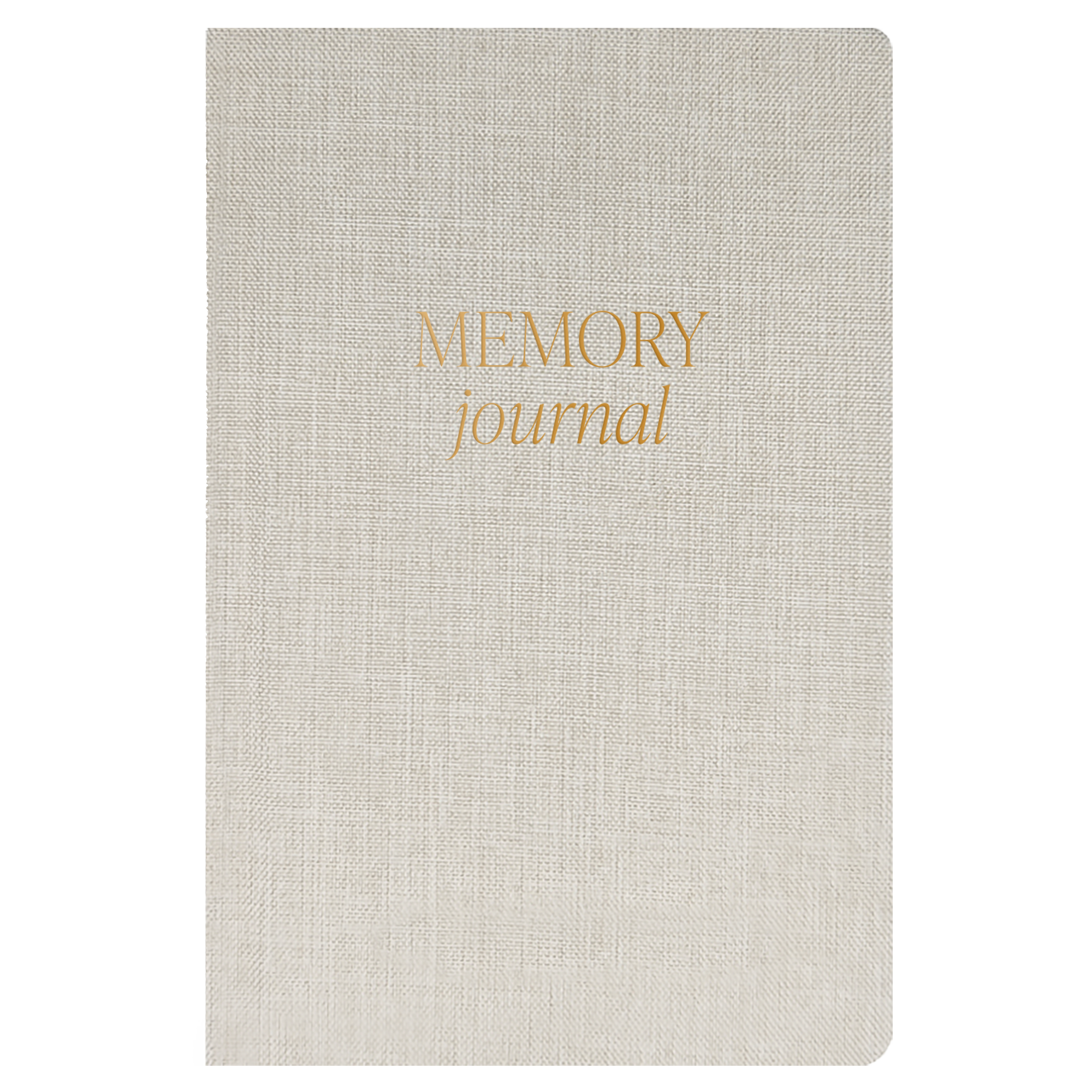 Neutral Memory Fabric Journal - Home Decor