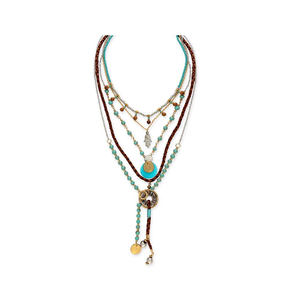 Southwest Spirit Multistrand Myra Necklace