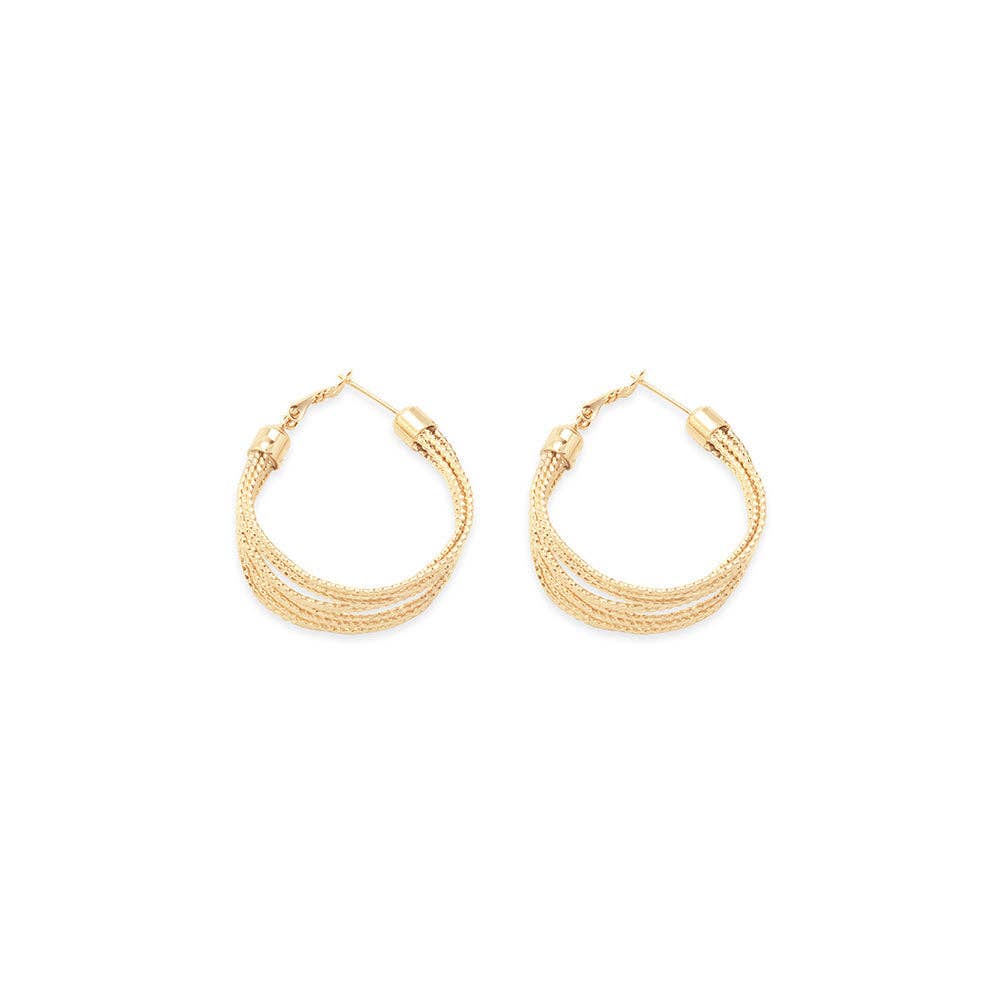 Dune Radiance Hoop Earrings Myra Bag